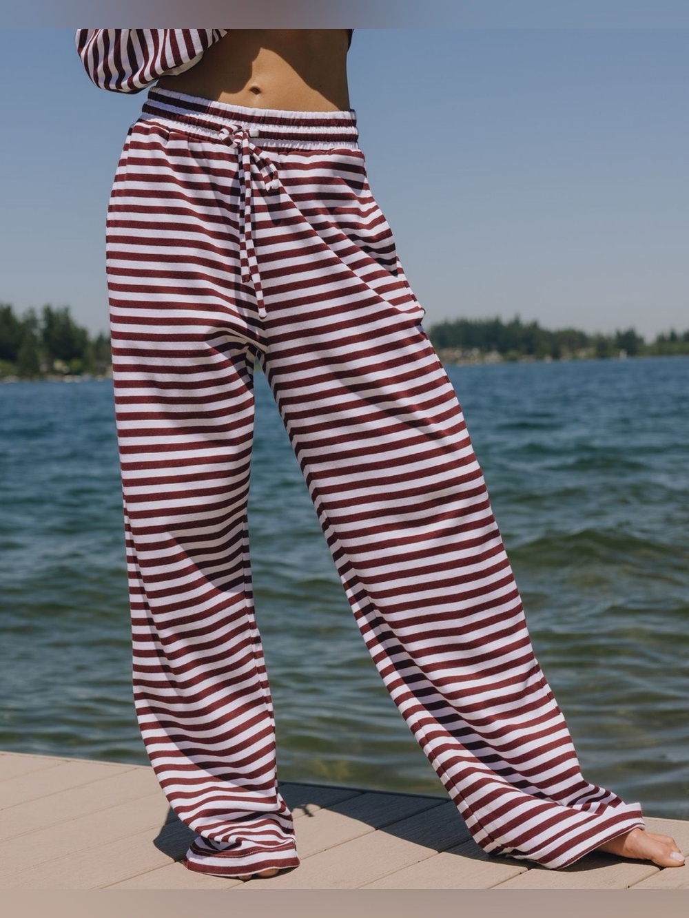 Daily Drills Striped Cotton Pant